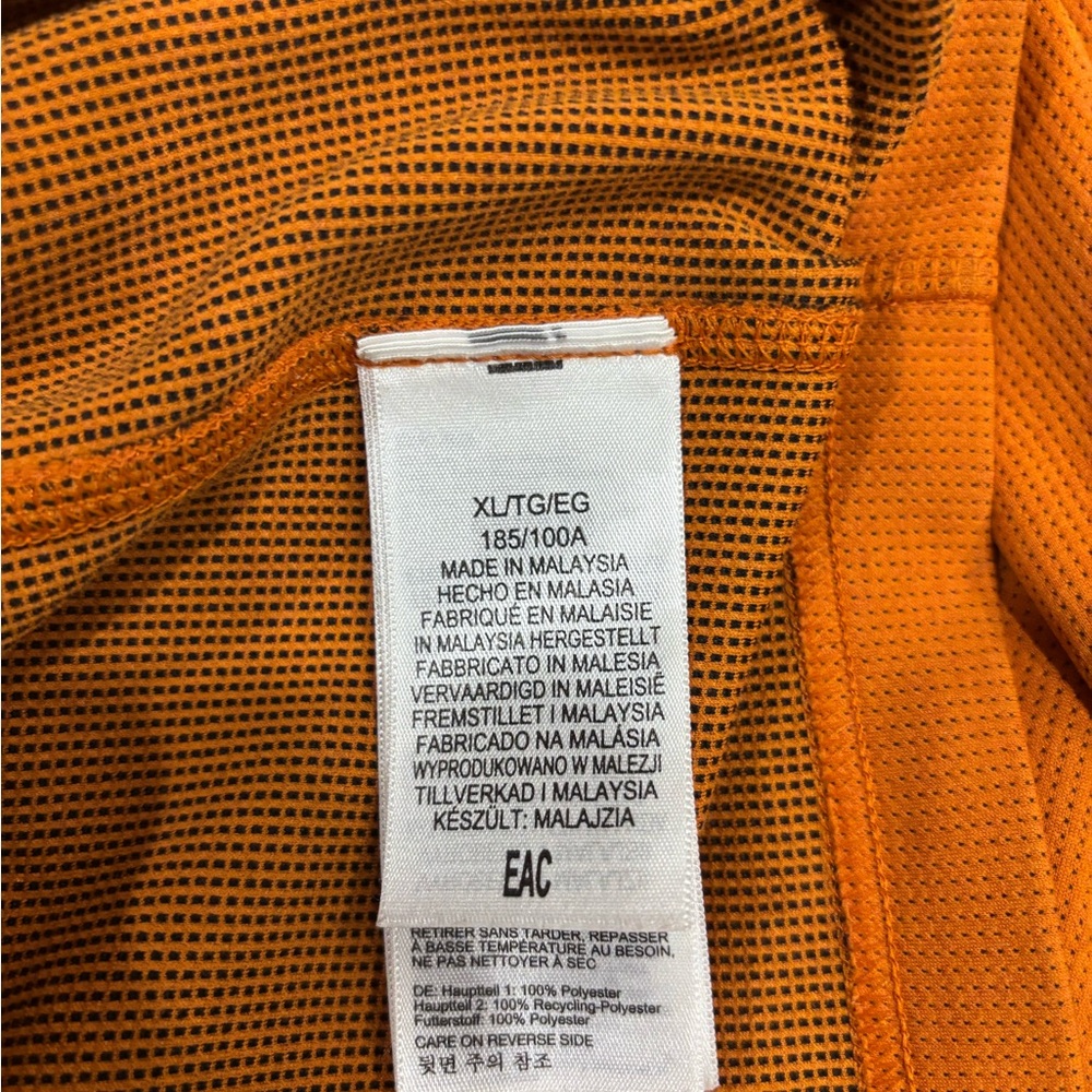Marmot Orange and Navy 1/4 Zip Pullover Size XL - Picture 6 of 6